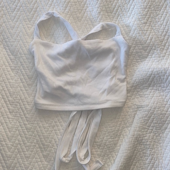 Garage Tops - Garage tie cropped top